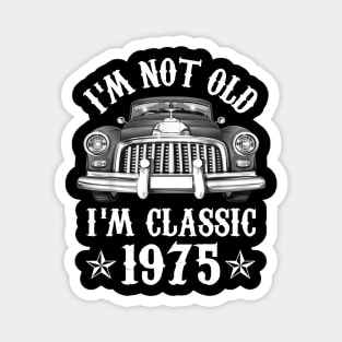 47 Year Old Vintage 1975 Classic Car 47th Birthday Gifts Magnet