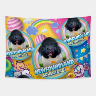 Newfoundland puppy dog gift v2 Tapestry