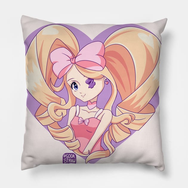 Nui Harmime heart Pillow by sodastraw