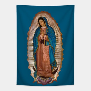 Our Lady of Guadalupe (transparent background design) Tapestry