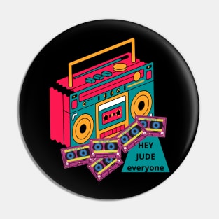 old tape recorders Pin