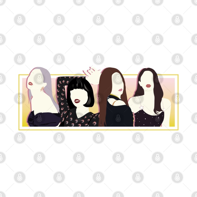 K-POP GIRLS FLAT DESIGN DAEBAK by bianca alea