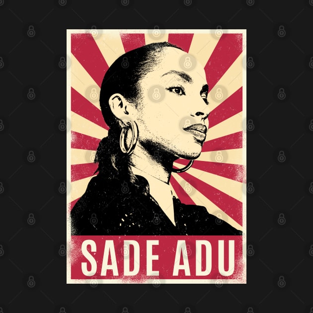 Retro Vintage Sade Adu 80s by Play And Create