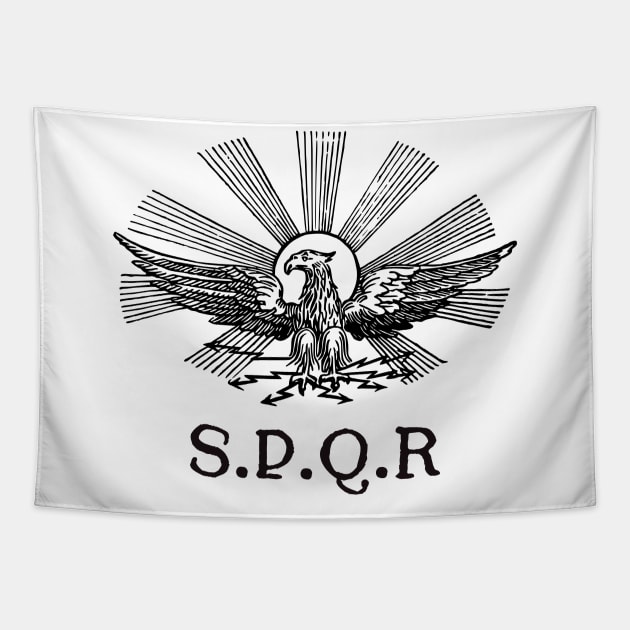 SPQR Tapestry by blackroserelicsshop@gmail.com