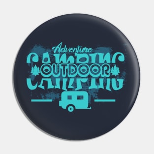 outdoor adventure camping with friends Pin