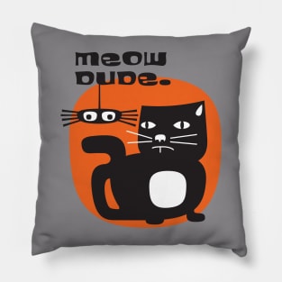 Meow Dude Pillow