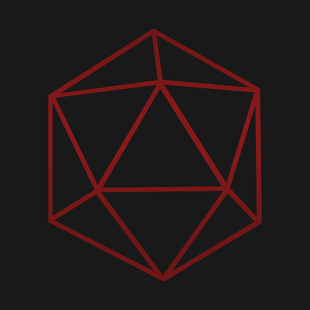 Understated d20 by KingCroak