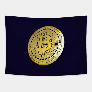 Bitcoin Digital Crypto Currency Tapestry