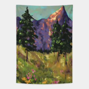 Landscape painting Tapestry