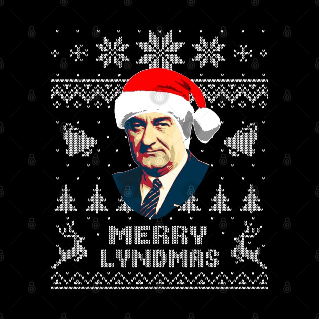 Lyndon B Johnson Funny Christmas by Nerd_art