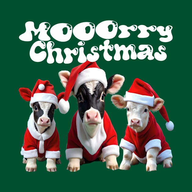 MOOOrry Christmas by Jaymz Weiss Designz