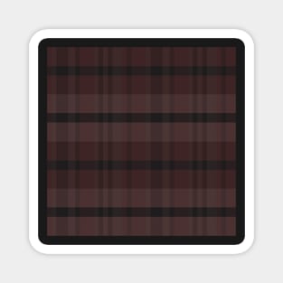 Grunge Aesthetic Iagan 2 Hand Drawn Textured Plaid Pattern Magnet