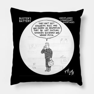 Unexplained commissary shortages Pillow