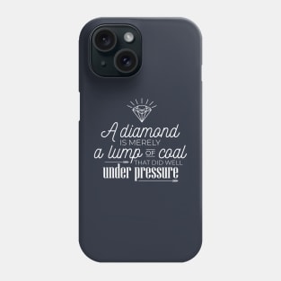 A lump of coal Phone Case