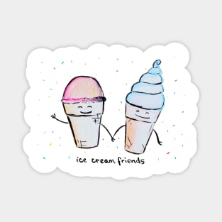 Ice Cream Friends Magnet