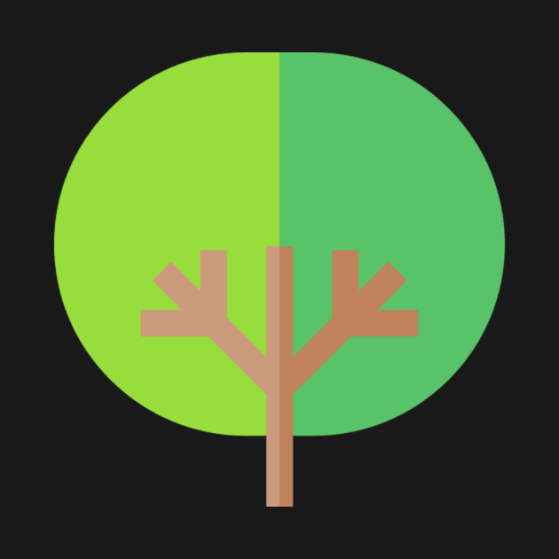 tree icon by Lonneketk