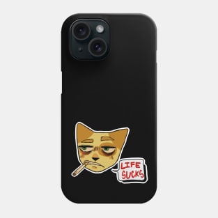 Smoking cat Phone Case