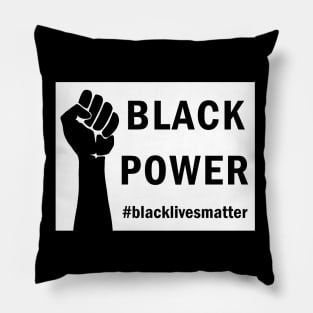 Black Power Fist Pillow