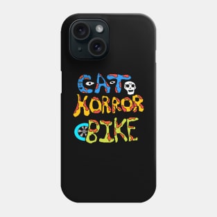 cat horror bike Phone Case