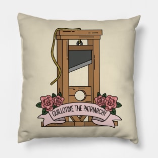 Guillotine the Patriarchy Pillow