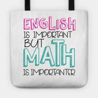 But MATH is IMPORTANTER Tote