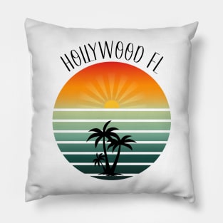 Hollywood Florida Sunrise Pillow