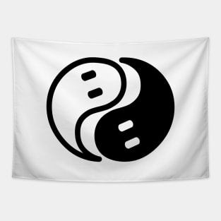 Ghost Yin Yang Tapestry