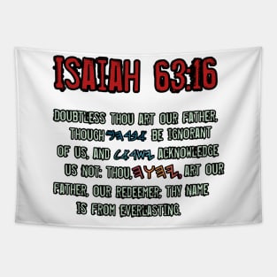 Isaiah 63:16 Tapestry