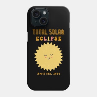 TOTAL Solar ECLIPSE April 8, 2024 Cute Solar Phone Case