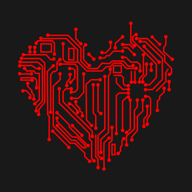 Computer Circuit Heart by EarlAdrian