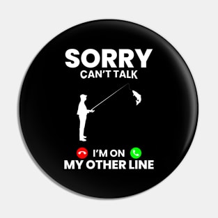 funny fishing Pin