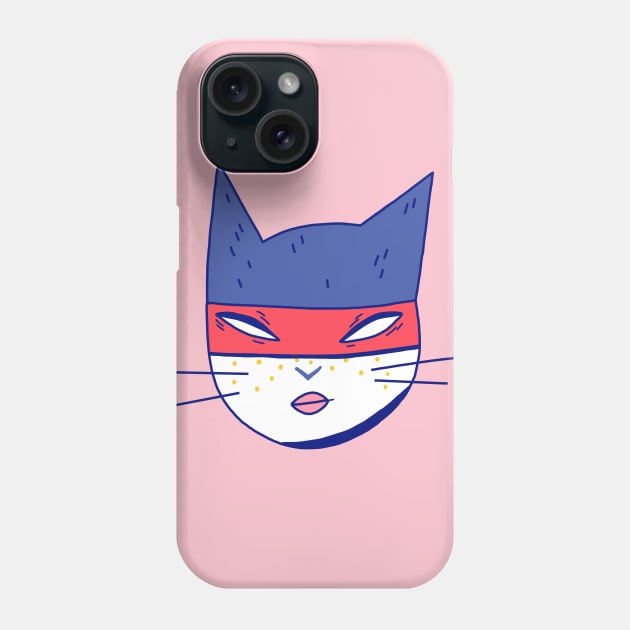 Ninja Cat Phone Case by GiuliaM