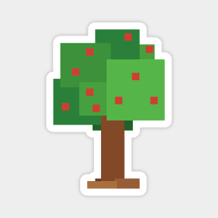 Geometric Apple Tree Magnet