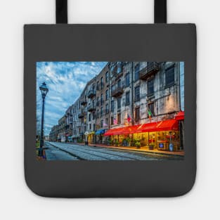 River Street Savannah Georgia Tote