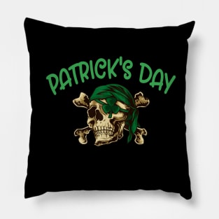 Arrrish Funny Irish Pirate St Patrick Day Pillow