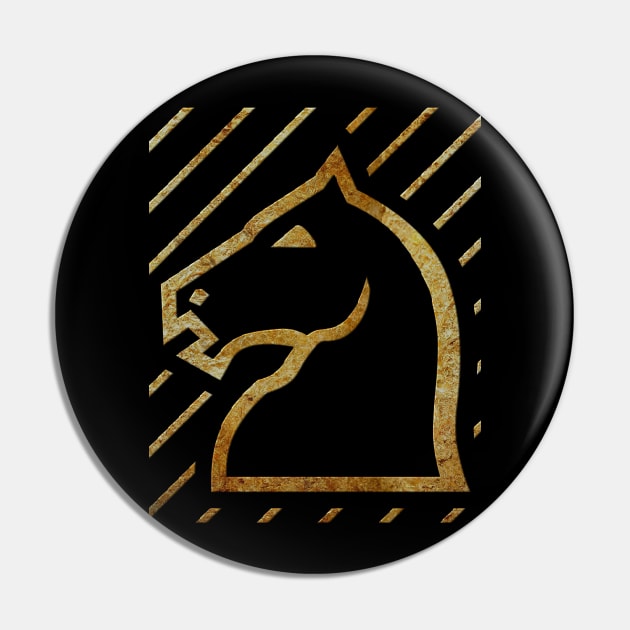 chess piece Pin by bahullah_art