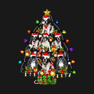 French Bulldog Christmas Tree T-Shirt