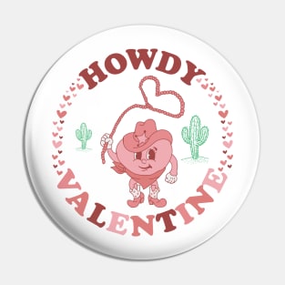 Howdy Valentine Shirt, Cowboy Valentine Gifts, Western Valentine's Day Pin