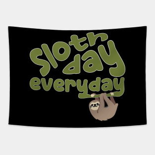 Sloth Day Everyday Tapestry