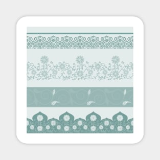 Elegant light teal china II Magnet