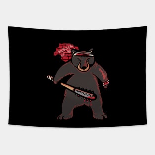 Brawler Bear Tapestry