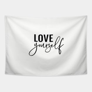 Love yourself, self love, lettering Tapestry