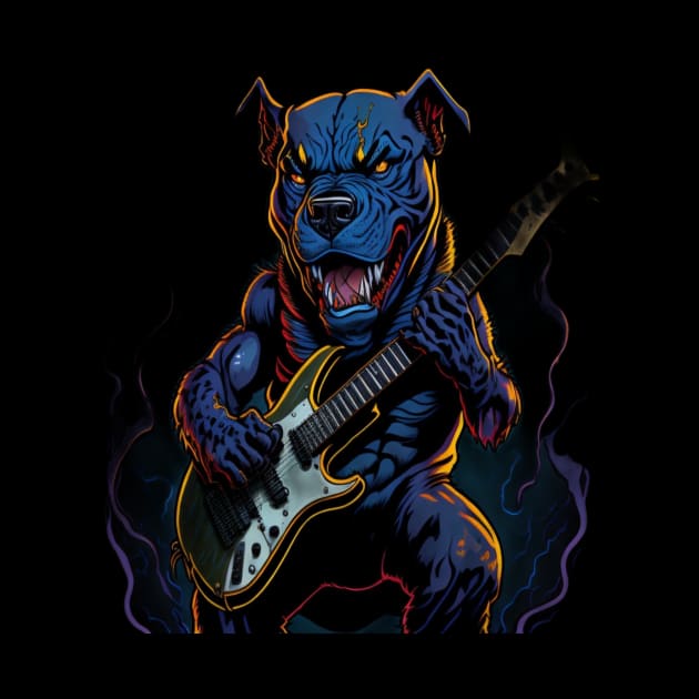 Heavy metal Pitbull, Rock and roll, Hard rock by Stoiceveryday