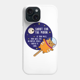 shoot for the moon Phone Case