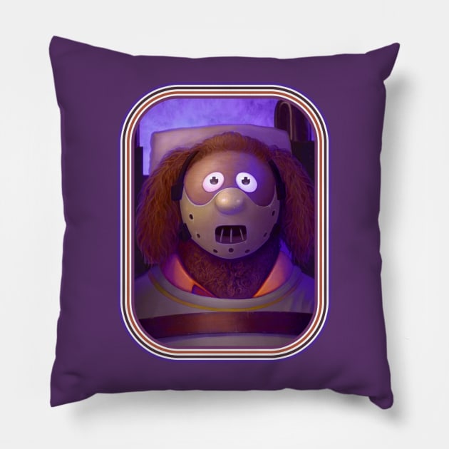 Rowlf - retro Pillow by GrimbyBECK