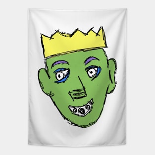 Chyrelle Green Face Tapestry