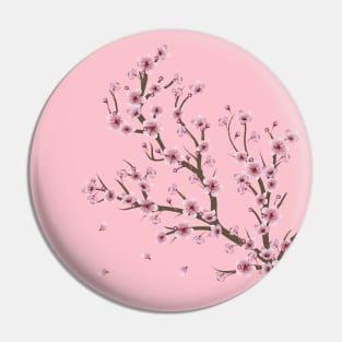 Cherry Blossom Branch Pin