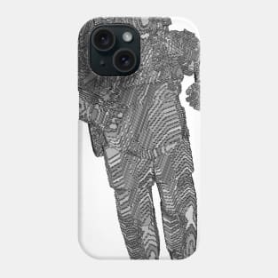 Astronaut voxel Phone Case