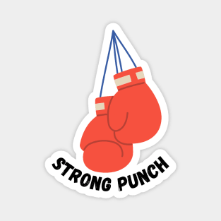 strong punch t-shirt Magnet