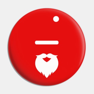 Minimal Santa Claus Pin